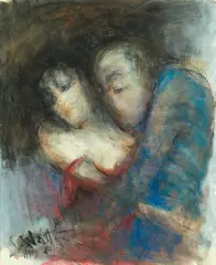PARA by Alicja Wahl, 1993, pastel, papier, sold Dec 2011