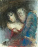 Alicja Wahl, PARA, 1993, pastel, papier