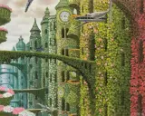 ŻYWOPŁOTY by Jacek Yerka, 2004, pastel, papier, offered Dec 2011