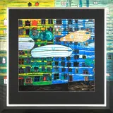 Pieśń wieloryba by Friedensreich Hundertwasser, 1975/1978, offset barwny, papier, sold Nov 2011