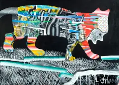 Robert Listwan, Patrz ale nie dotykaj, 2010, olej, płótno