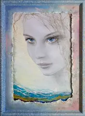 Portret by Grzegorz Lewacki, 2011, akryl, technika własna, sold Nov 2011