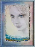 Grzegorz Lewacki, Portret, 2011, akryl, technika własna
