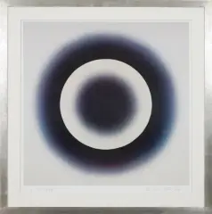 Wojciech Fangor, M 74, 1970-2001, serigrafia barwna, papier
