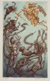 Z cyklu Apokalipsa by Jan Lebensztejn, 1985, litografia barwna, papier, sold Oct 2011