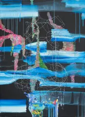 Robert Listwan, Zjawisko, 2010, akryl, płótno