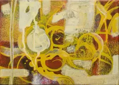 Katarzyna Orthwein, Bez słów, 2010, akryl, płótno