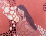 Agata Padoł Ciechanowska, Zamyślenie, 2010, akryl, płótno