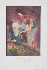 Jacek Walusiak, Z cyklu Rozmyślania i modlitwy, 1997/98, gwasz, akwarela, papier