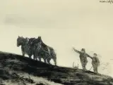 Odo (Otton) Dobrowolski, ORKA, 1909, technika mieszana