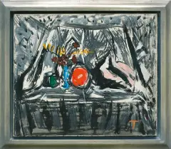 Wacław Taranczewski, MARTWA NATURA Z MUSZLĄ, 1964, olej, płótno