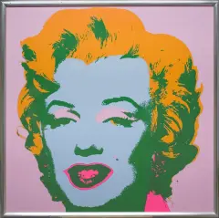 Marilyn Monroe by Andy Warhol, druk offsetowy, karton, offered Sep 2011