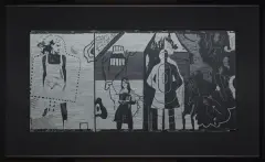 Marek Sapetto, Dziewczyny (Tryptyk), 18 X 1968, technika własna