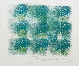 Jadwiga Kożuchowska, Porowatość, 2009, monotypia barwna, papier
