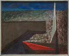 Tadeusz Romanowski, Łódź, olej, płótno