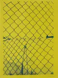 Siatka by Jan Tarasin, 1990, serigrafia, papier, sold Aug 2011
