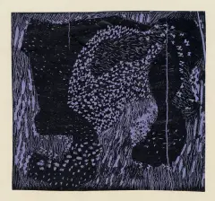 Magdalena Wiecek, Bez tytułu, 1960, monotypia, papier