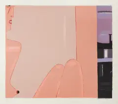 Jerzy Nowosielski, Akt, 1998, serigrafia barwna, karton