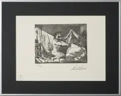 Pablo Picasso, Grafika XXVII z Teki Vollarda, 1930-36, serigrafia, papier