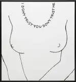 Agata Bogacka, I dont trust you..., 2009, serigrafia, papier