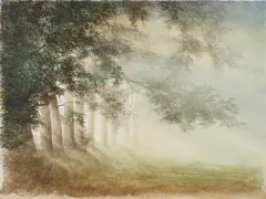 Andrzej Otawa, Światło, akwarela, papier