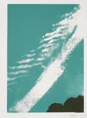 Jan Tarasin, Bez tytułu, 1990, serigrafia barwna, papier