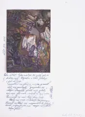 Psalm 68 by Jacek Walusiak, 2004, gwasz, karton, sold Jun 2011