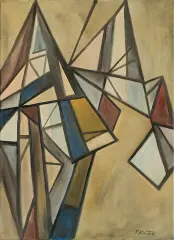 Tadeusz Kantor, BEZ TYTUŁU, 1948, olej, płótno