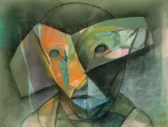 PRELUDIUM by Stasys Eidrigevičius, 1996, pastel, papier, offered Jun 2011