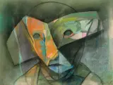 Stasys Eidrigevičius, PRELUDIUM, 1996, pastel, papier
