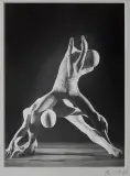 Stefan Arczyński, Pantomima Wrocławska: Henryk Tomaszewski, 1961, fotografia czarno-biała