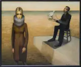 Gołąbko z mojej wyobraźni by Mira Andrzejewska Kalkowska, 2011, akryl, płótno, sold May 2011
