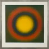 Wojciech Fangor, M 5, 1966-2001, serigrafia barwna, papier