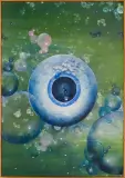 Eugeniusz Geno Małkowski, Głębina, 1979/80, akryl, płótno