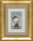 Marian Paweł Bocianowski, Dla Małgosi, akwaforta, akwatinta barwna, papier