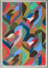 Marek Dzienkiewicz, Kompozycja, 2010, kredki, papier