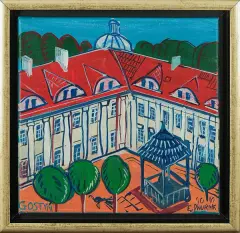Gostyń by Edward Dwurnik, 2010, akryl, płótno, sold Apr 2011