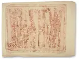 Zdzisław Jurkiewicz, Figury B, 1962, technika metalowa barwna, papier