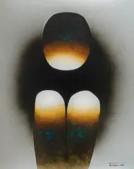 Witold-K, Kompozycja z serii L, 1974, technika mieszana