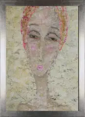 Izabela Staręga, Portret kobiecy, 2008, olej, płótno