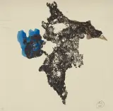 Alina Szapocznikow, Kompozycja 1960, monotypia barwna, papier