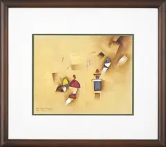 P-70-1014 by Witold-K, 1970, akryl, płótno, sold Apr 2011
