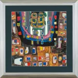 Narodziny samochodu by Friedensreich Hundertwasser, 1987, offset barwny, papier, sold Mar 2011