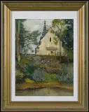 Karol Hiller, W KAZIMIERZU NAD WISŁĄ, 1937, akwarela, gwasz, tektura