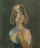 Henryk Gotlib, PORTRET KOBIETY, olej, płótno
