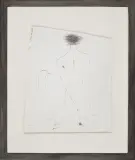 AKT KOBIECY by Jerzy Nowosielski, 1993, długopis, papier, sold Mar 2011
