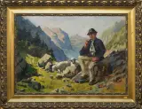 Michał Stańko, NA HALI TATRZAŃSKIEJ, 1931, olej, tektura