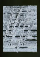 Grażyna Bartnik, In put, 2010, technika własna, papier czarny