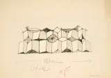 Alfons Mazurkiewicz, Bez tytułu, ilustracja do pisma Odra, tusz pióro, ołówek, papier