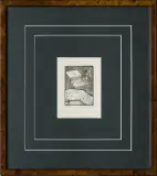 Rafał Strent, Rekwizyty, 1960, akwaforta, akwatinta, papier